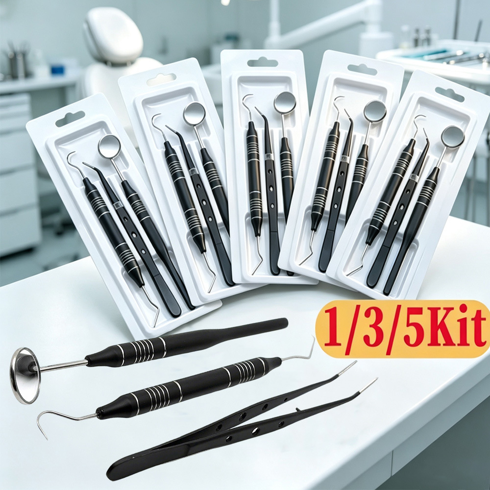 Dental Mirror Probe - 3Set/5Set Dental Care Instruments Kit Mouth