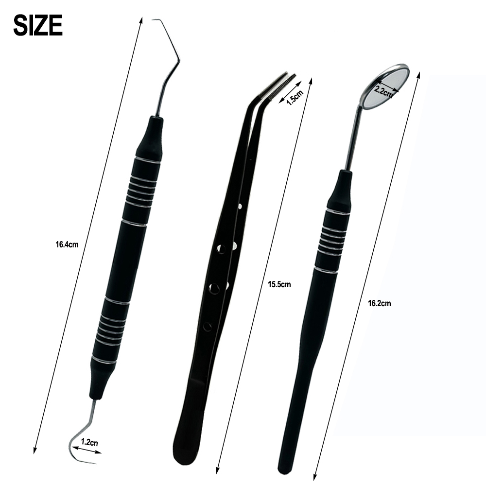 5pcs Dental Double Ended Mouth - Dental Mirror Probe review and price