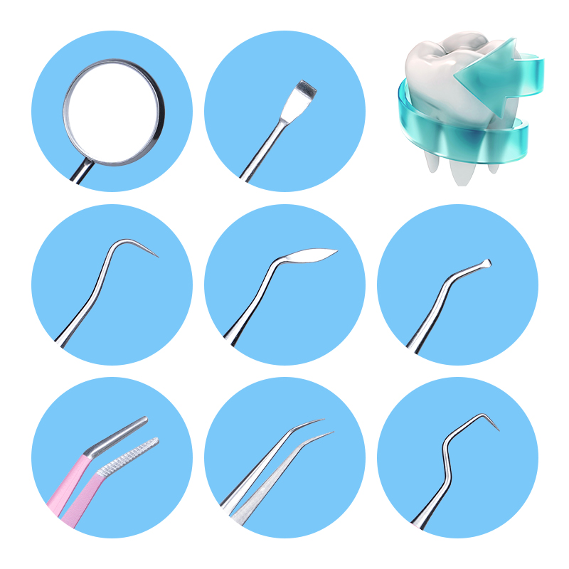 1pc Pink Dental Tweezers Probe - Dental Mirror Probe review and price