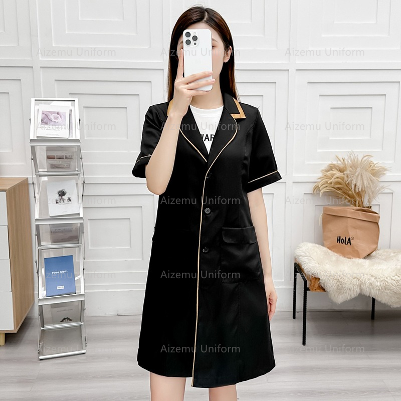black beauty uniform with beau - Medical Lab Coat review and price