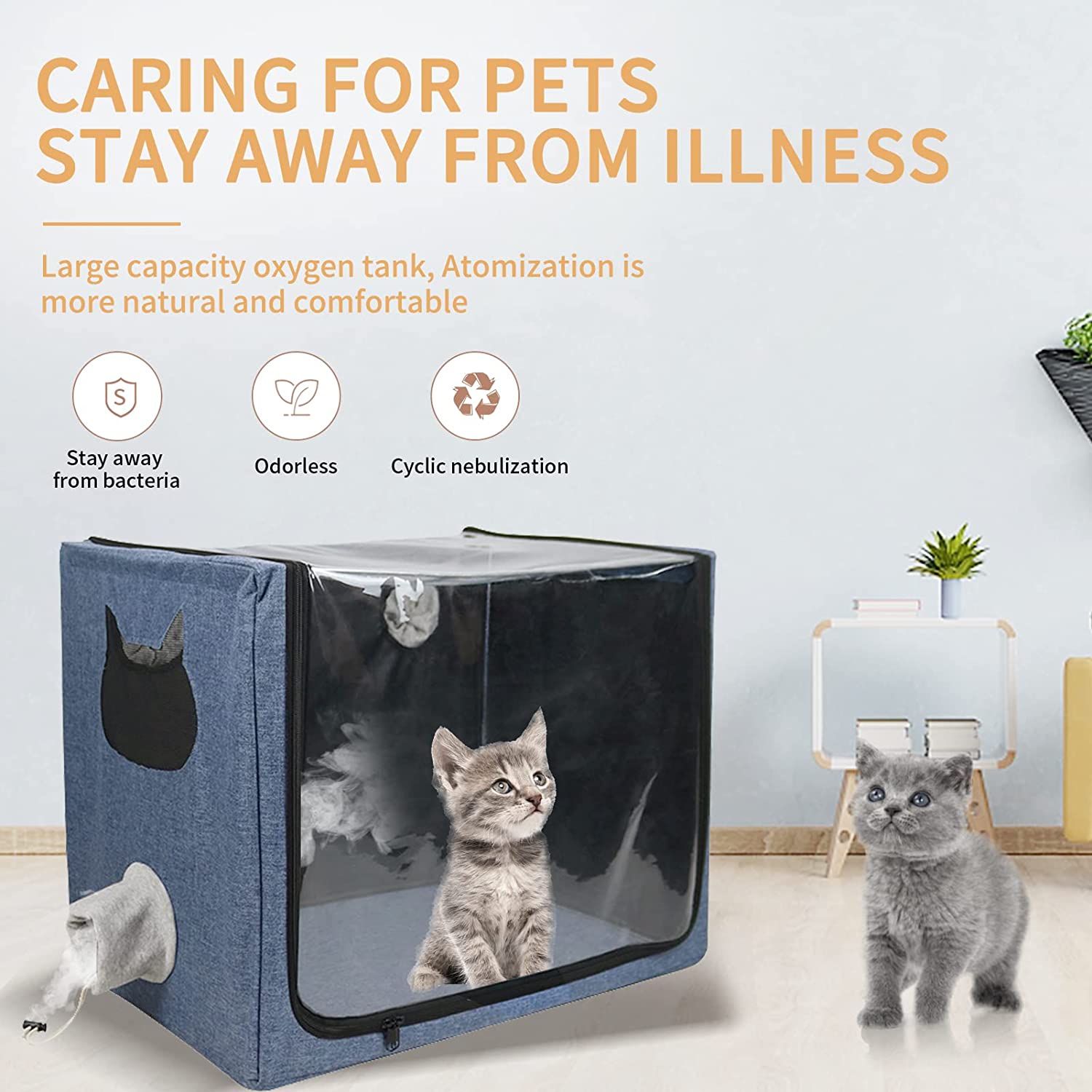 Pet Dog Cat Oxygen ICU Cage 10 - Lab Incubator review and price