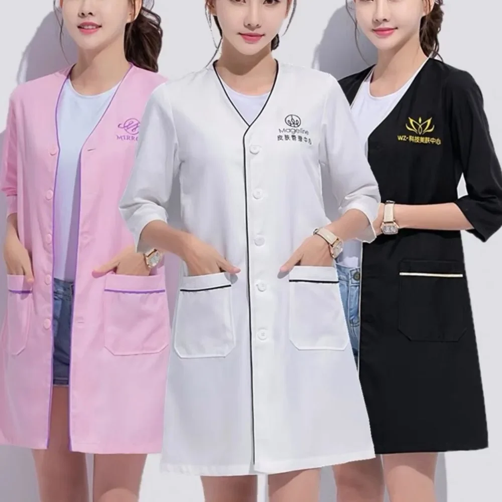 Custom Logo Beauty Uniform Bea - Medical Lab Coat review and price