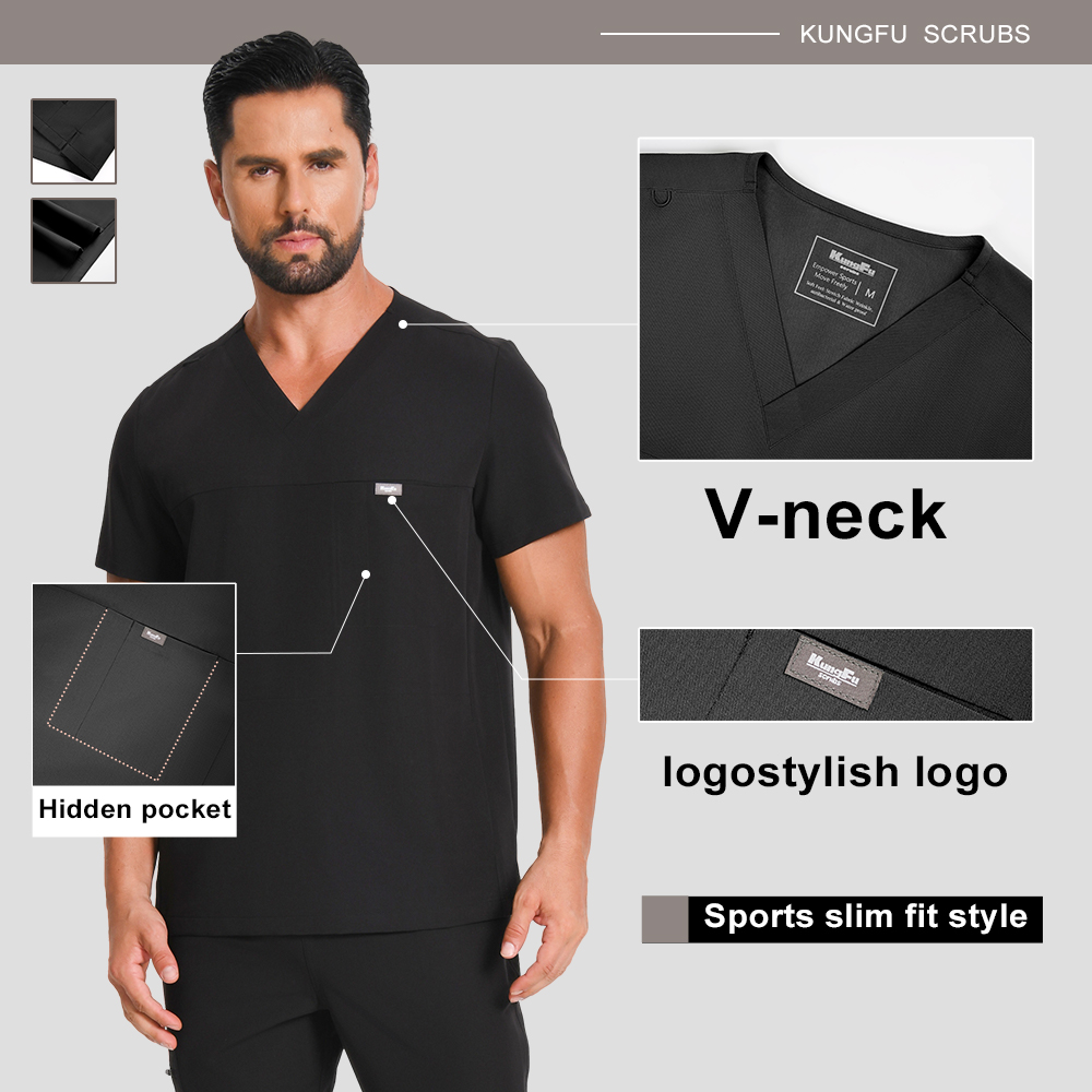 KUNGFU SCRUBS Nurse Uniform Me - Medical Lab Coat review and price