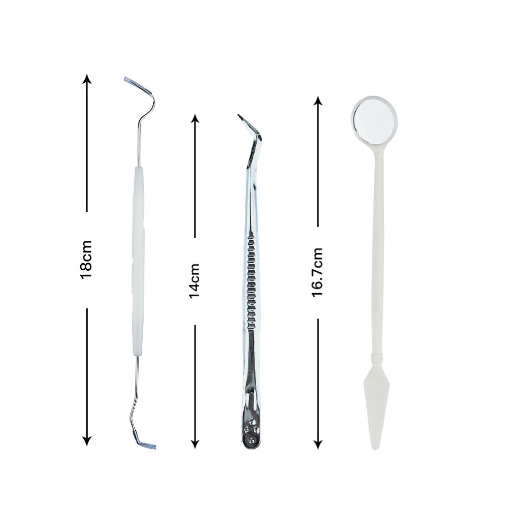 10 bags Dental Tool Kit Stainl - Dental Mirror Probe review and price