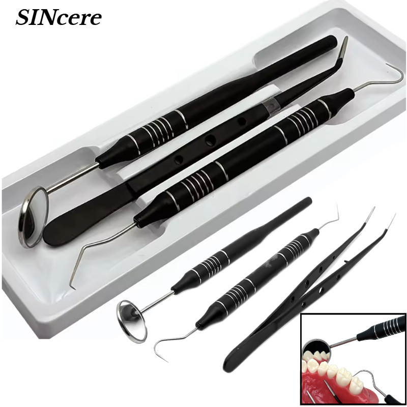 3Pcs/set Dental Mirror kit Mou - Dental Mirror Probe review and price