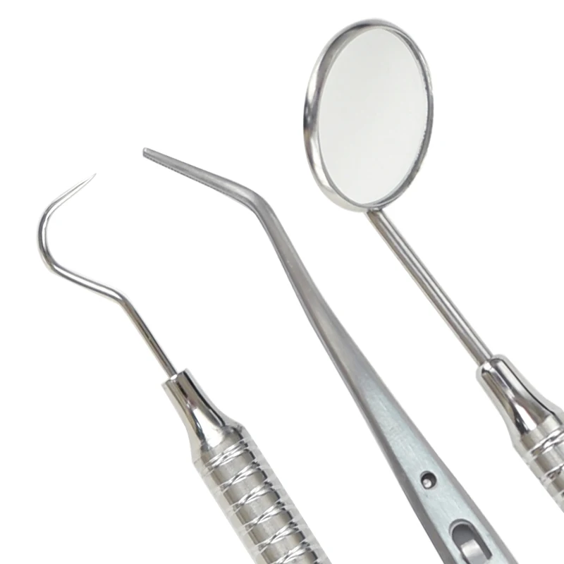 3Pcs Dental Stainless Steel Mi - Dental Mirror Probe review and price
