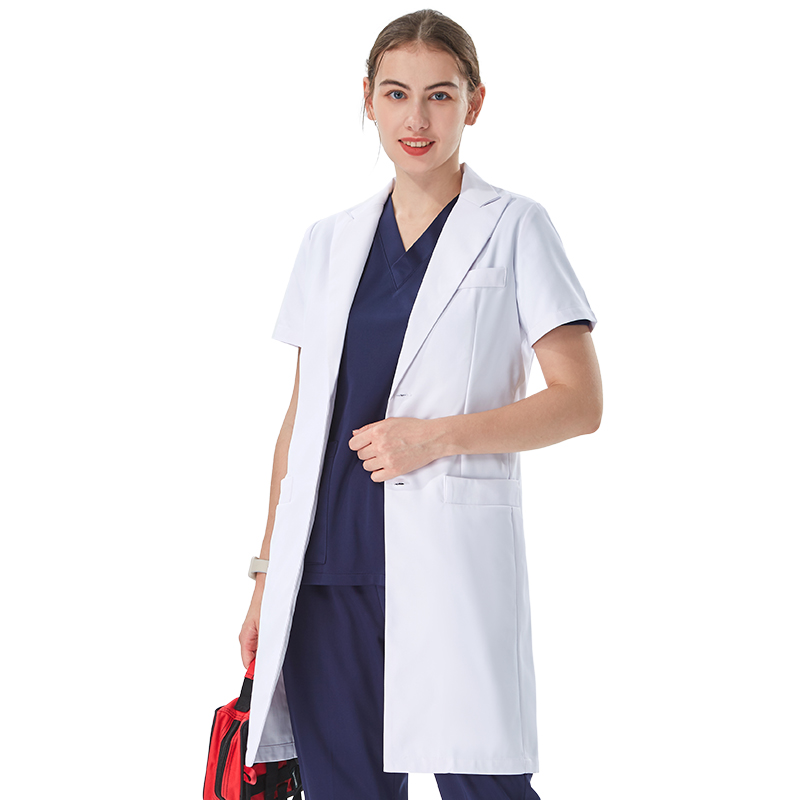 Thoughtful Lapel Collar White  - Medical Lab Coat review and price
