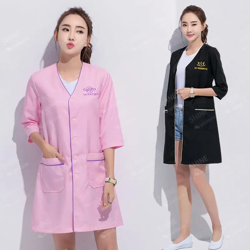 beauty uniform beautician Cust - Medical Lab Coat review and price