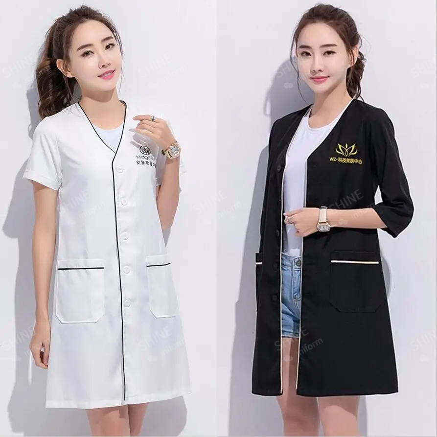 beauty uniform beautician Cust - Medical Lab Coat review and price